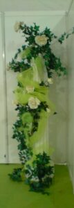 colonne vert pomme